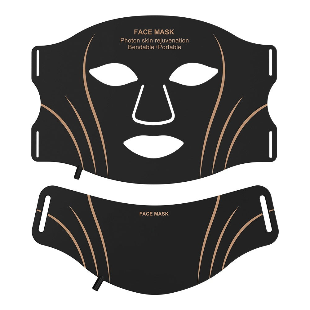 Beauty Instrument Facial Mask IPL Device Household Silicone Red Light LED Beauty Mask